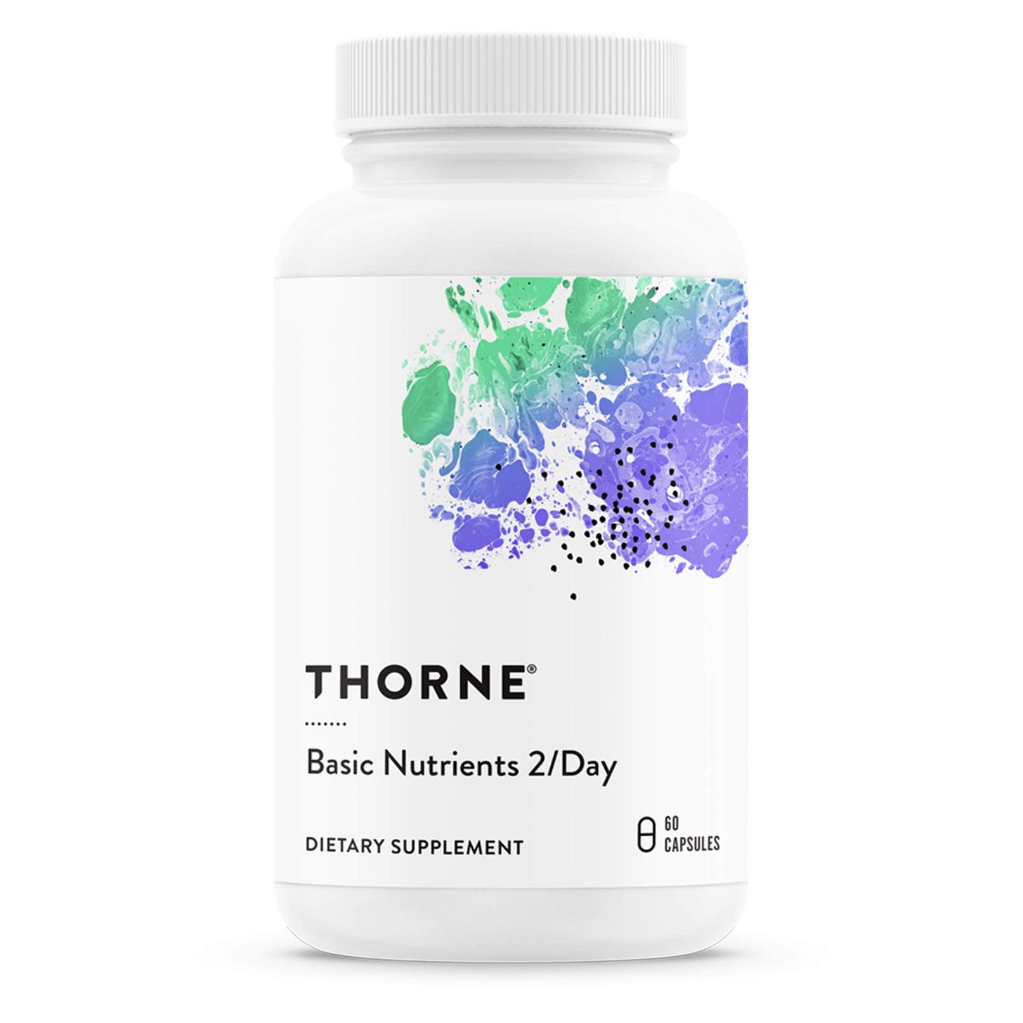 Amazon.com: THORNE Basic Nutrients 2/Day - Comprehensive Daily Multivitamin  with Optimal Bioavailability - Vitamin & Mineral Formula - Gluten, Dairy &  ...
